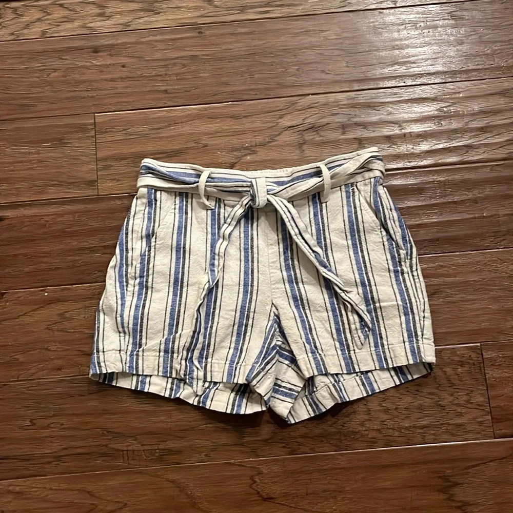 J Crew Linen Blend Shorts Size XS